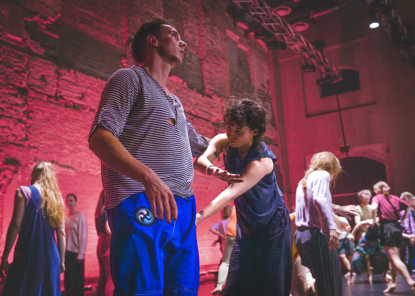 Michał and Marta at a festival